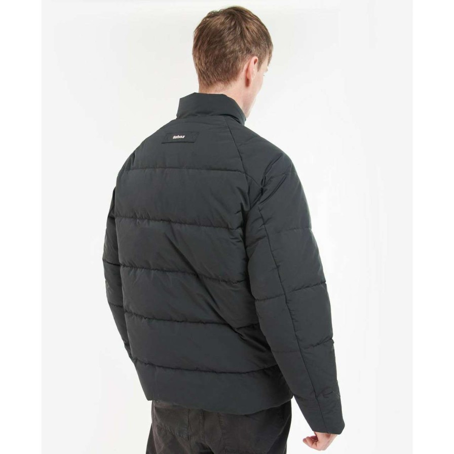 Jackets * | Online Store Barbour Mens Weir Baffle Quilted Jacket ...